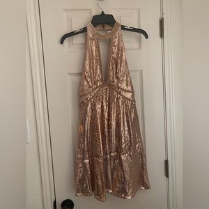 Free People Sequin mini dress